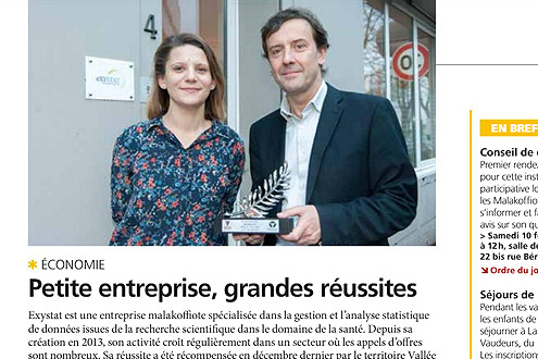 Un article dans le magazine de la ville de Malakoff image 1