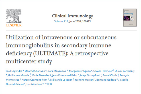 eXYSTAT signataire dans Clinical Immunology